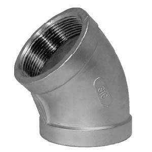 不锈钢45度弯头