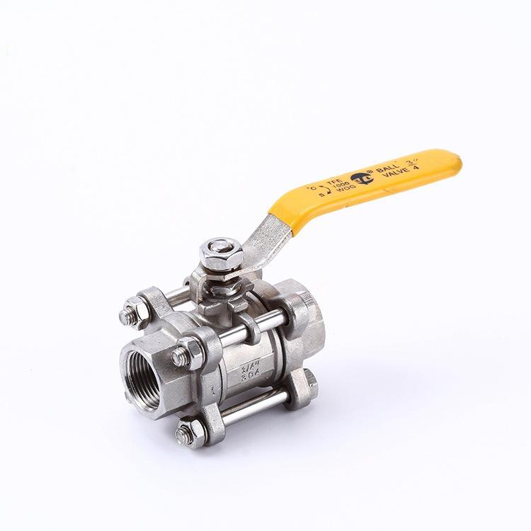 三片式丝扣球阀